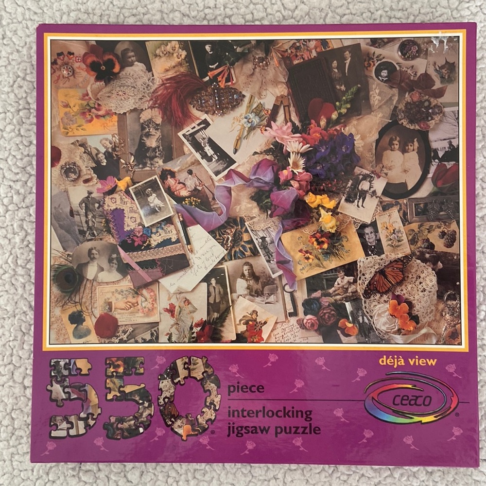 Déjà view: 550 piece interlocking jigsaw puzzle